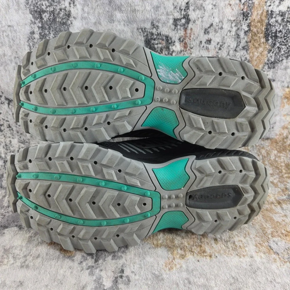 Saucony Excursion TR15 GTX Shoes Womens 9.5 Black Trail Running Outdoor‎ Hiking